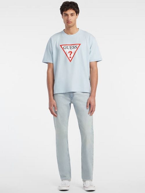 Guess Iconic Tee Blauw | GUESS-SN30579