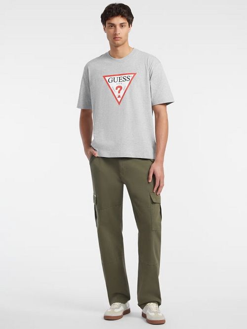 Guess Iconic Tee Grijs | GUESS-SN30580