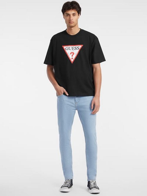 Guess Iconic Tee Zwart | GUESS-SN30641
