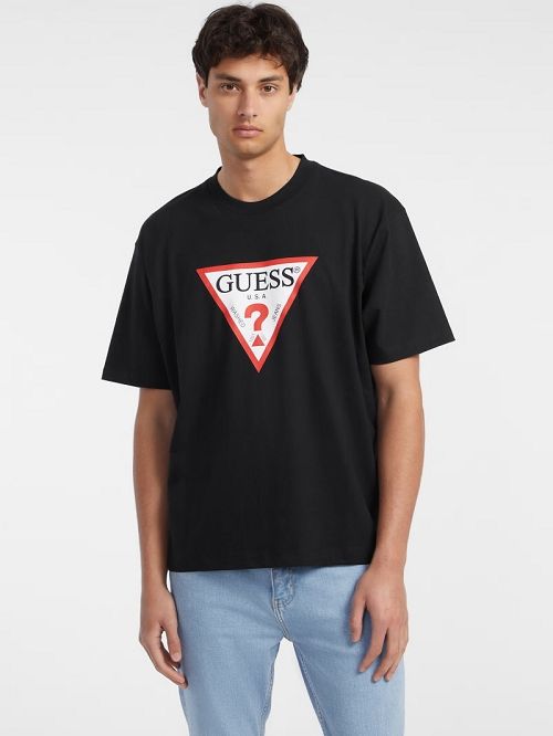 Guess Iconic Tee Zwart | GUESS-SN30641