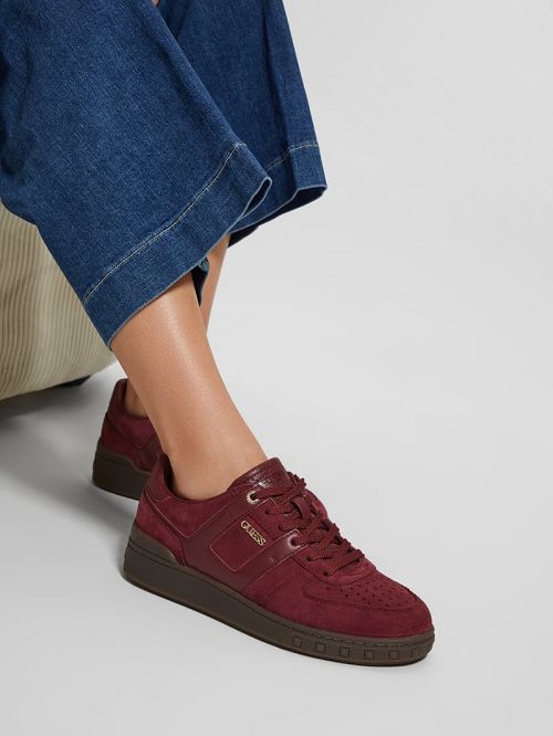Guess Inart Suede Sneakers Rood | GUESS-SN29522