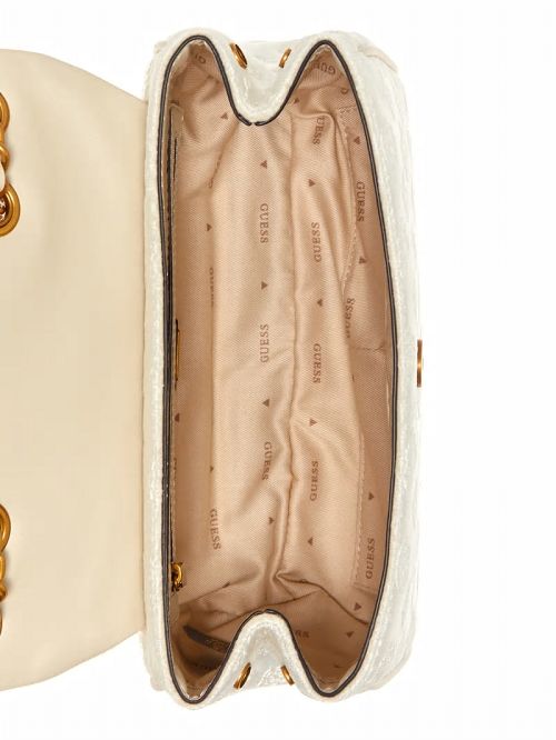 Guess Inia Velvet Convertible Crossbody Wit | GUESS-SN29100
