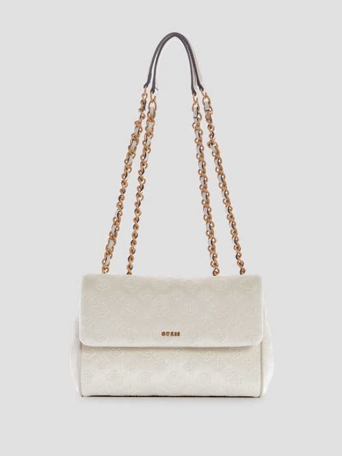 Guess Inia Velvet Convertible Crossbody Wit | GUESS-SN29100