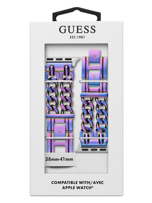 Guess Iridescent Chain-Link 38-40 mm Band for Apple Watch® Goud | GUESS-SN30005