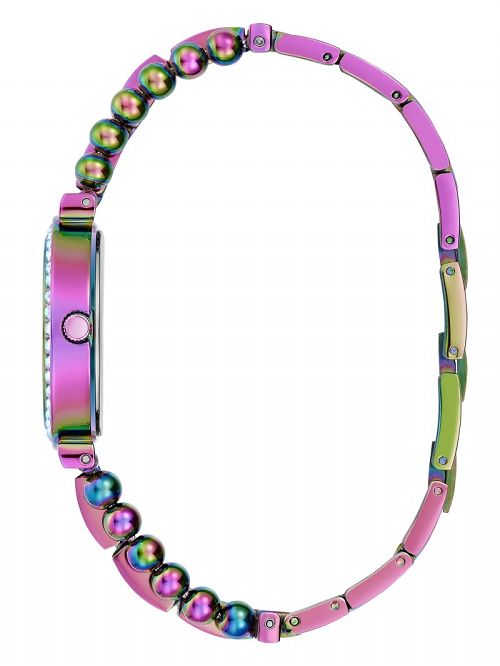 Guess Iridescent Rhinestone Analog Watch Multi | GUESS-SN30018