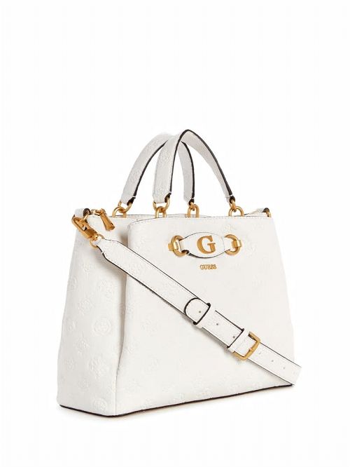 Guess Izzy Peony Girlfriend Satchel Wit | GUESS-SN29225