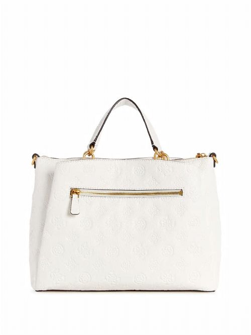 Guess Izzy Peony Girlfriend Satchel Wit | GUESS-SN29225