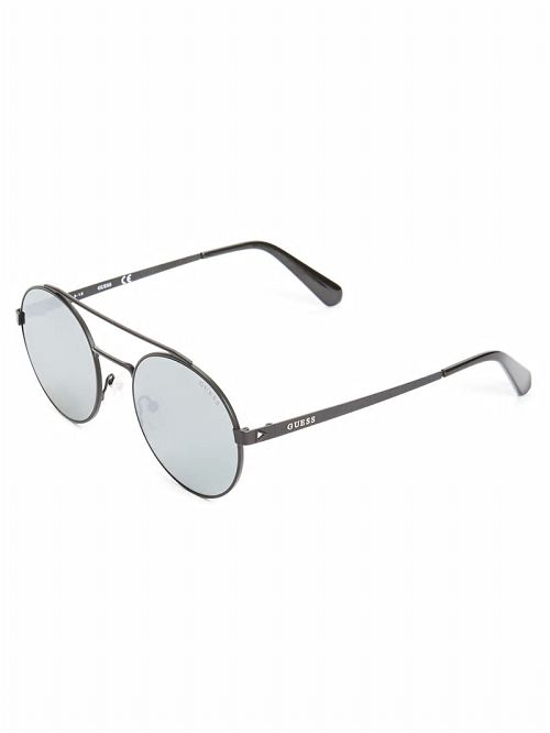 Guess Jack Round Aviator Sunglasses Zwart | GUESS-SN31819