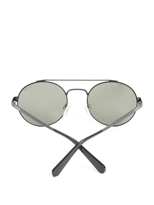 Guess Jack Round Aviator Sunglasses Zwart | GUESS-SN31819
