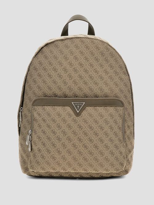 Guess Jacquard Compact Backpack Groen | GUESS-SN29486