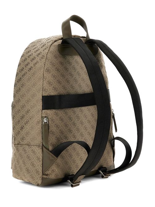 Guess Jacquard Compact Backpack Groen | GUESS-SN31721