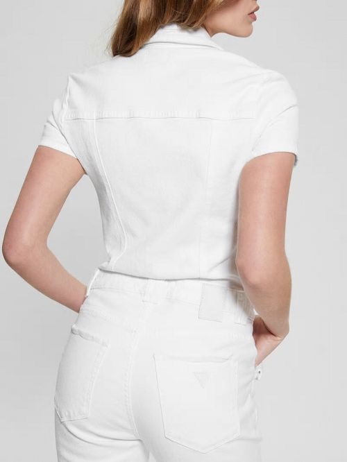 Guess Jade Denim Jumpsuit Wit | GUESS-SN26677