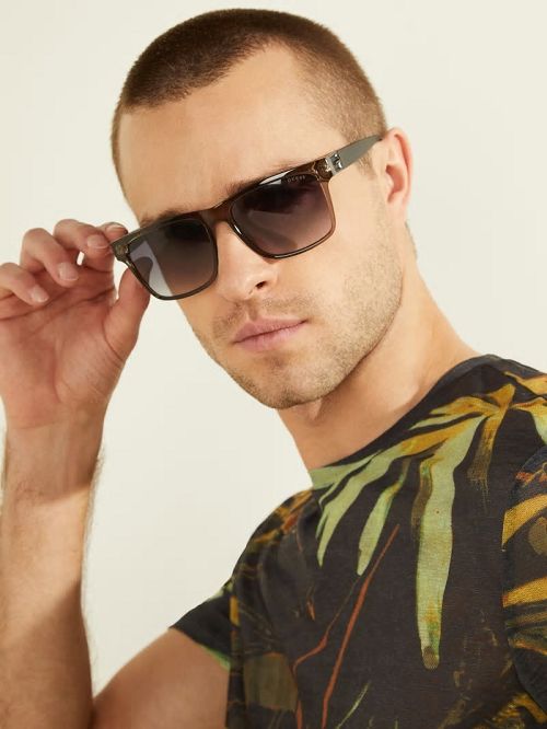 Guess Jake Square Sunglasses Grijs | GUESS-SN31816