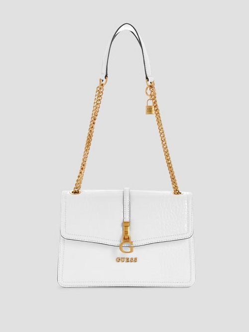Guess James Convertible Crossbody Flap Bag Wit | GUESS-SN28769