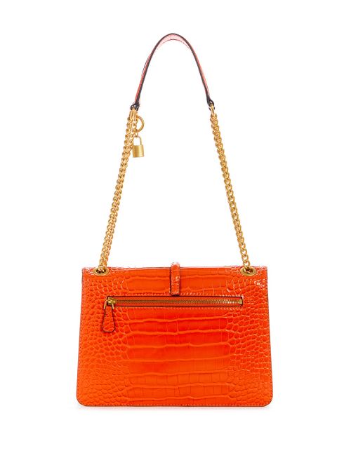 Guess James Croc Convertible Bag Oranje | GUESS-SN28800