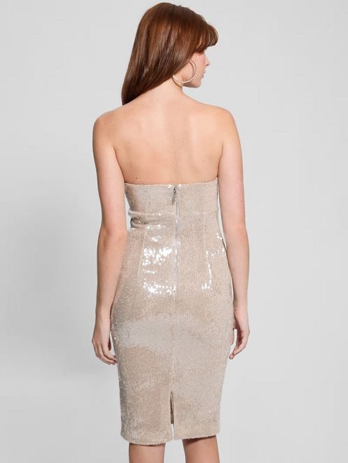 Guess Jamie Sequin Dress Roze | GUESS-SN26874