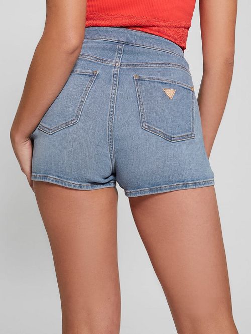 Guess Janae Denim Shorts Blauw | GUESS-SN26486