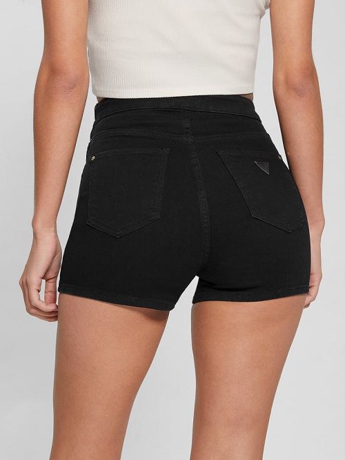 Guess Janae Denim Shorts Zwart | GUESS-SN26625