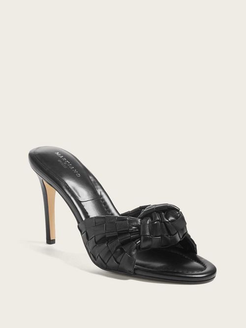 Guess Janna Woven Mule Zwart | GUESS-SN29797