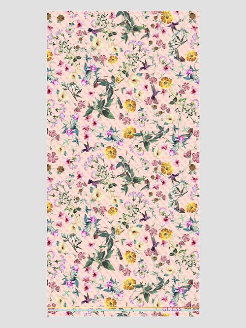 Guess Jannessa Floral Scarf Roze | GUESS-SN30199