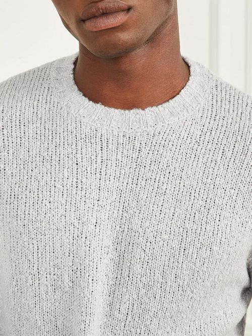 Guess Jaspe Crewneck Sweater Grijs | GUESS-SN31003