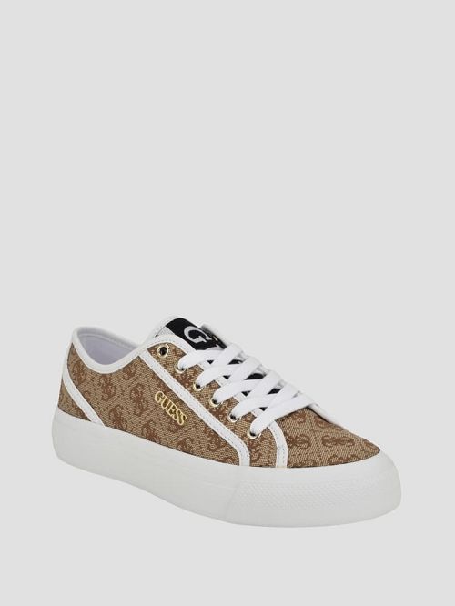 Guess Jelexa Quattro G Sneakers Bruin | GUESS-SN29574