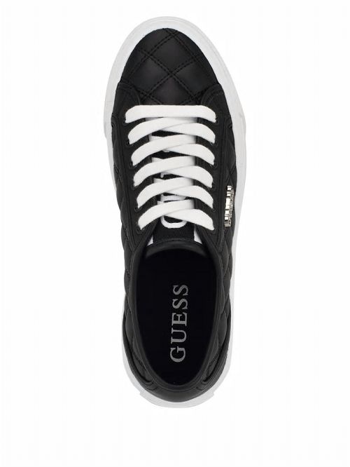 Guess Jelexa Quilted Sneakers Zwart | GUESS-SN29519