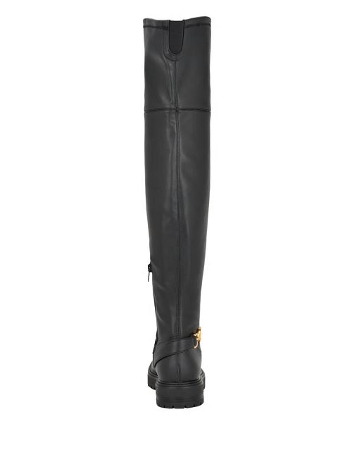 Guess Jellio Buckle Knee-High Boots Zwart | GUESS-SN29919