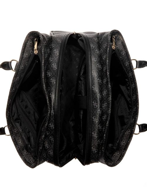 Guess Jesco Quattro G Shopper Tote Zwart | GUESS-SN31758