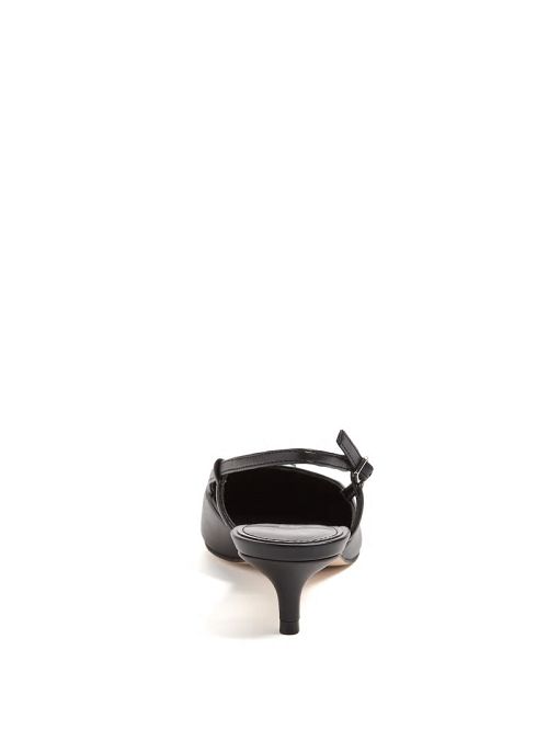 Guess Jesson Triangle Kitten Heels Zwart | GUESS-SN29857
