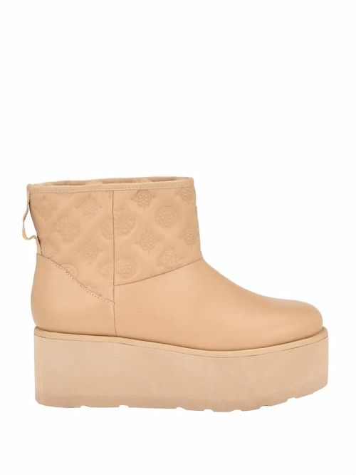 Guess Jilla Platform Bootie Beige | GUESS-SN29892