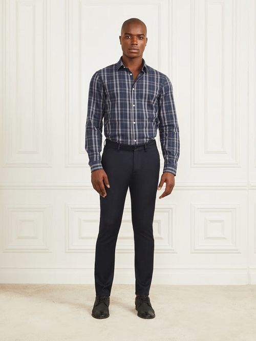 Guess Joe Notched Cuff Shirt Multi | GUESS-SN31149