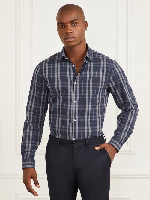 Guess Joe Notched Cuff Shirt Multi | GUESS-SN31149