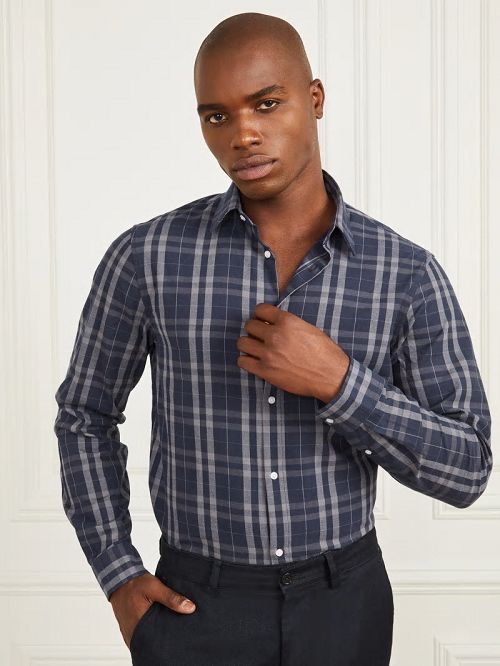 Guess Joe Notched Cuff Shirt Multi | GUESS-SN31149