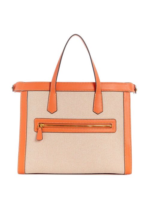 Guess Jovie Society Satchel Oranje | GUESS-SN29208