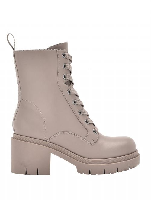 Guess Juel Lace-Up Booties Beige | GUESS-SN29945