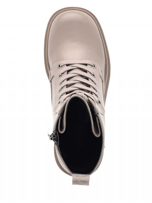 Guess Juel Lace-Up Booties Beige | GUESS-SN29945