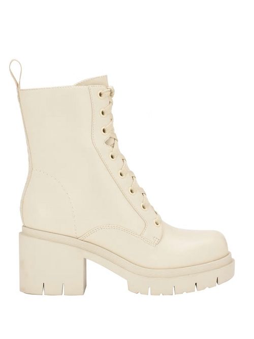 Guess Juel Lace-Up Booties Wit | GUESS-SN29946