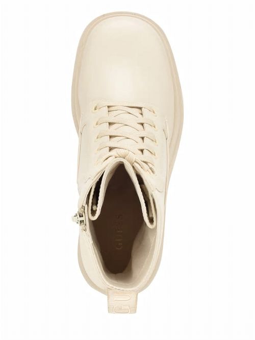 Guess Juel Lace-Up Booties Wit | GUESS-SN29946