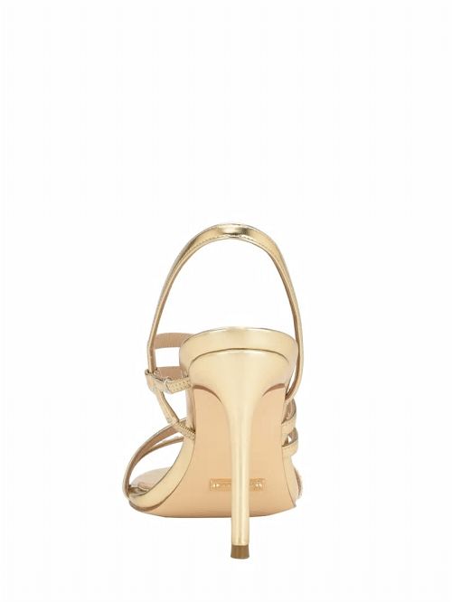 Guess Kaden Crystal Strappy Heel Goud | GUESS-SN29767