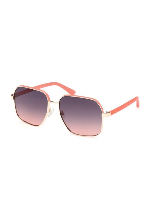 Guess Katelyn Metal Rim Signature Sunglasses Roze | GUESS-SN30068