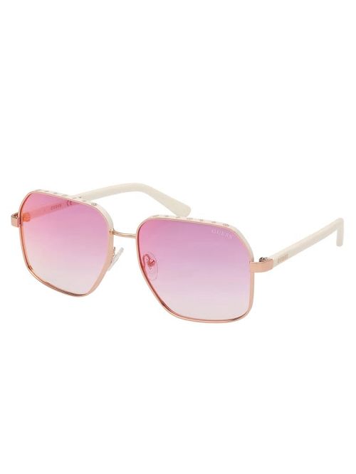 Guess Katelyn Metal Rim Signature Sunglasses Roze | GUESS-SN30077