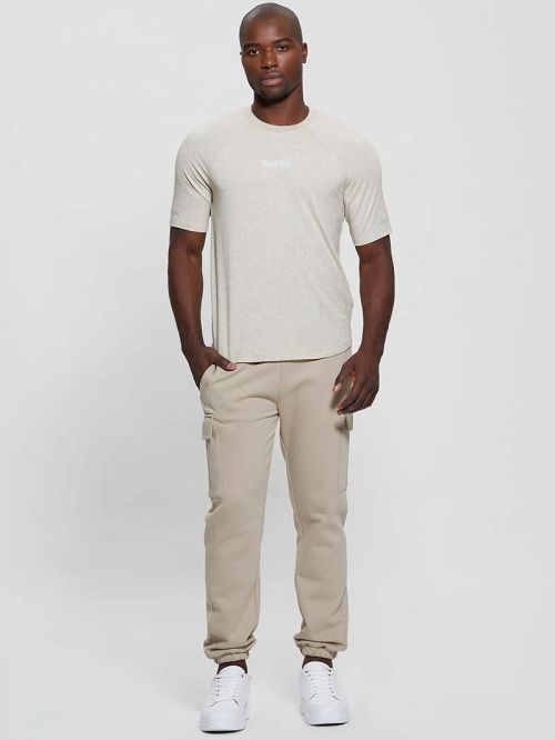 Guess Keid Cuffed Cargo Pants Beige | GUESS-SN31449