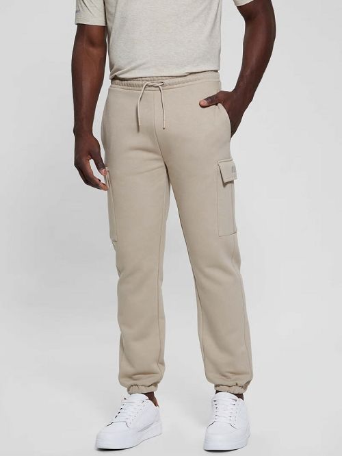 Guess Keid Cuffed Cargo Pants Beige | GUESS-SN31449
