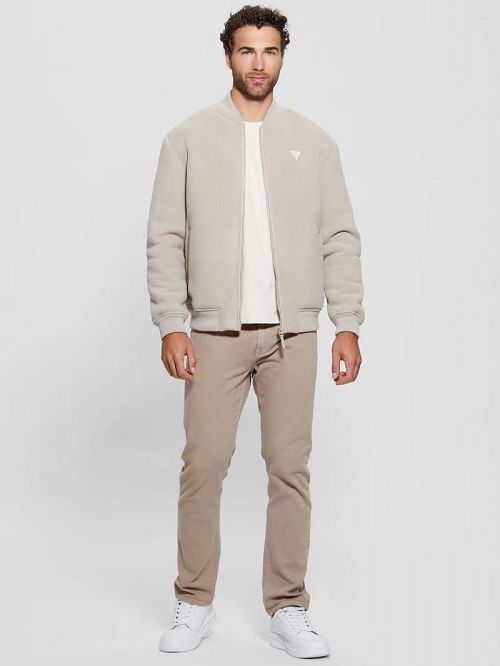 Guess Keid Sherpa Jacket Beige | GUESS-SN31571