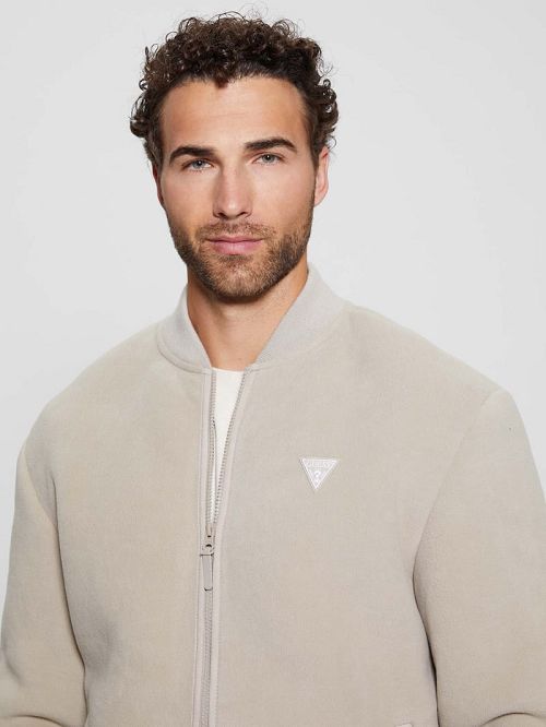 Guess Keid Sherpa Jacket Beige | GUESS-SN31571