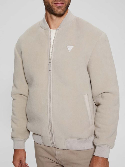 Guess Keid Sherpa Jacket Beige | GUESS-SN31571
