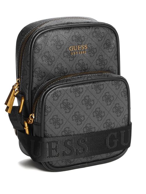 Guess Keith Quattro G Camera Bag Zwart | GUESS-SN31720