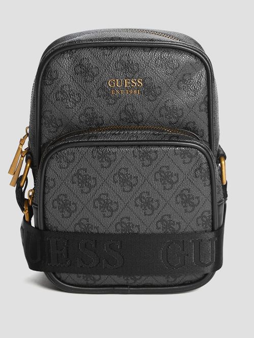 Guess Keith Quattro G Camera Bag Zwart | GUESS-SN31720