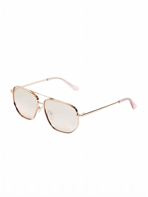 Guess Kelly Aviator Sunglasses Beige | GUESS-SN30052
